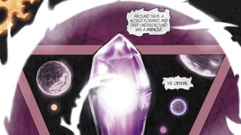 The crystal awakens.